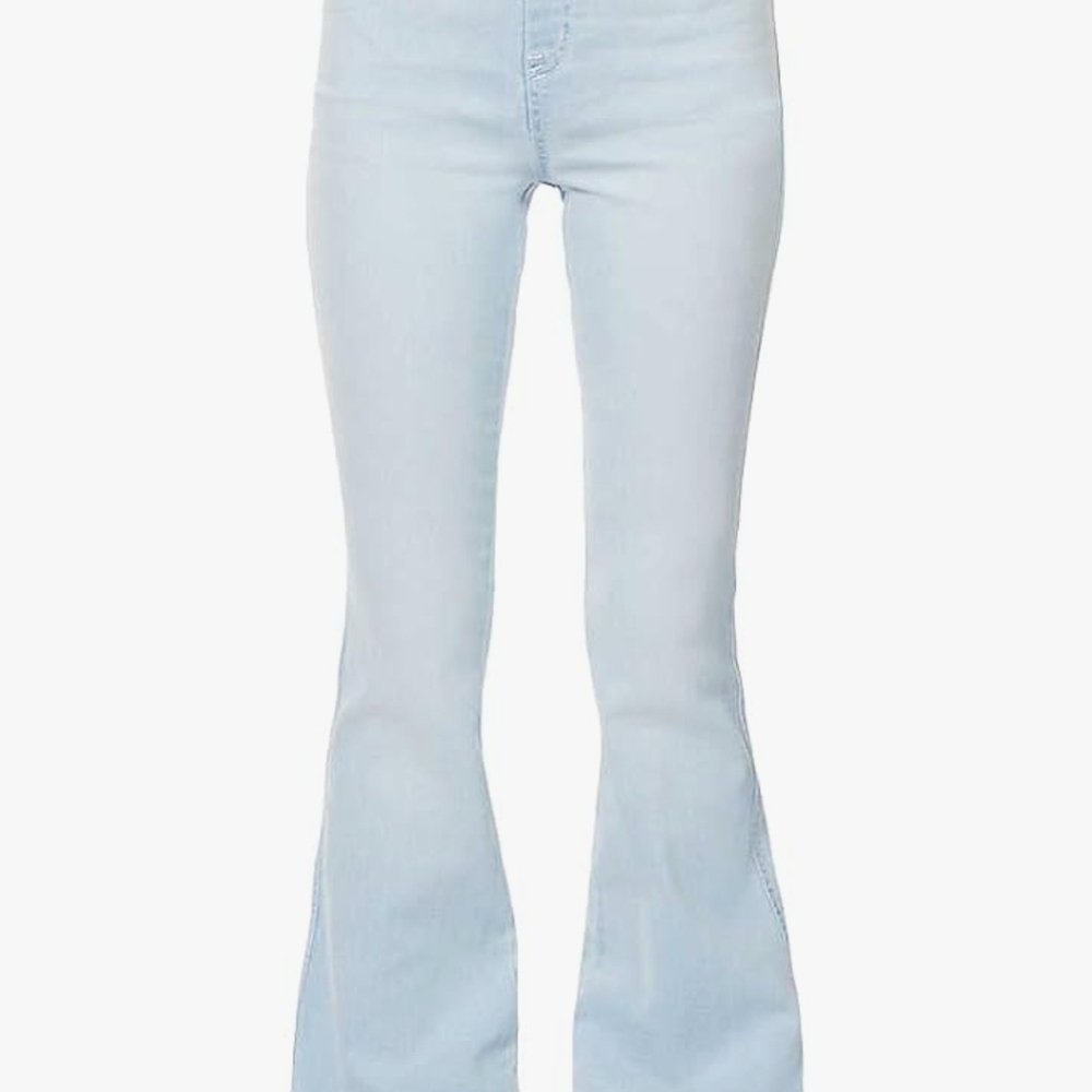 SPANX Light Blue Wide Leg Jeans